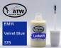 Preview: BMW, Velvet Blue, 379: 20ml Lackstift, von ATW Autoteile West.